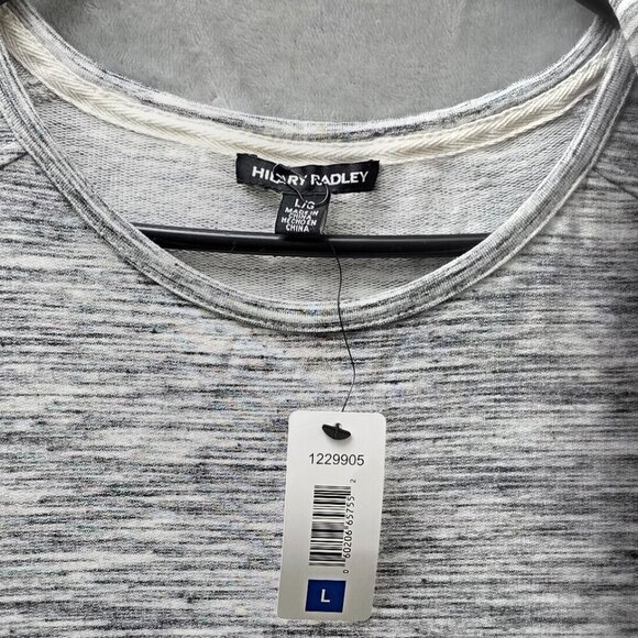 Hilary Radley Gray Sweater Dress Size Large NWT - Picture 2 of 7